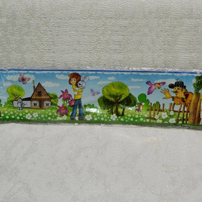 Бордюри для шпалер дитячі Простоквашино ширина 8 см (104269), Разные цвета, Різні кольора