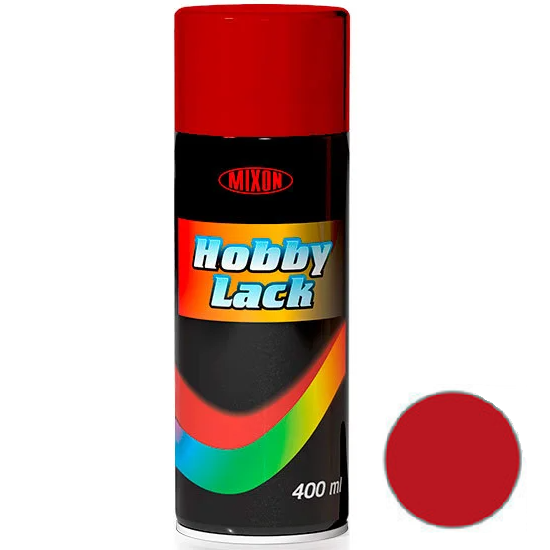 Фарба аерозоль HOBBY LACK 400 мл червоний колір №538 (205354), Червоний, Червоний