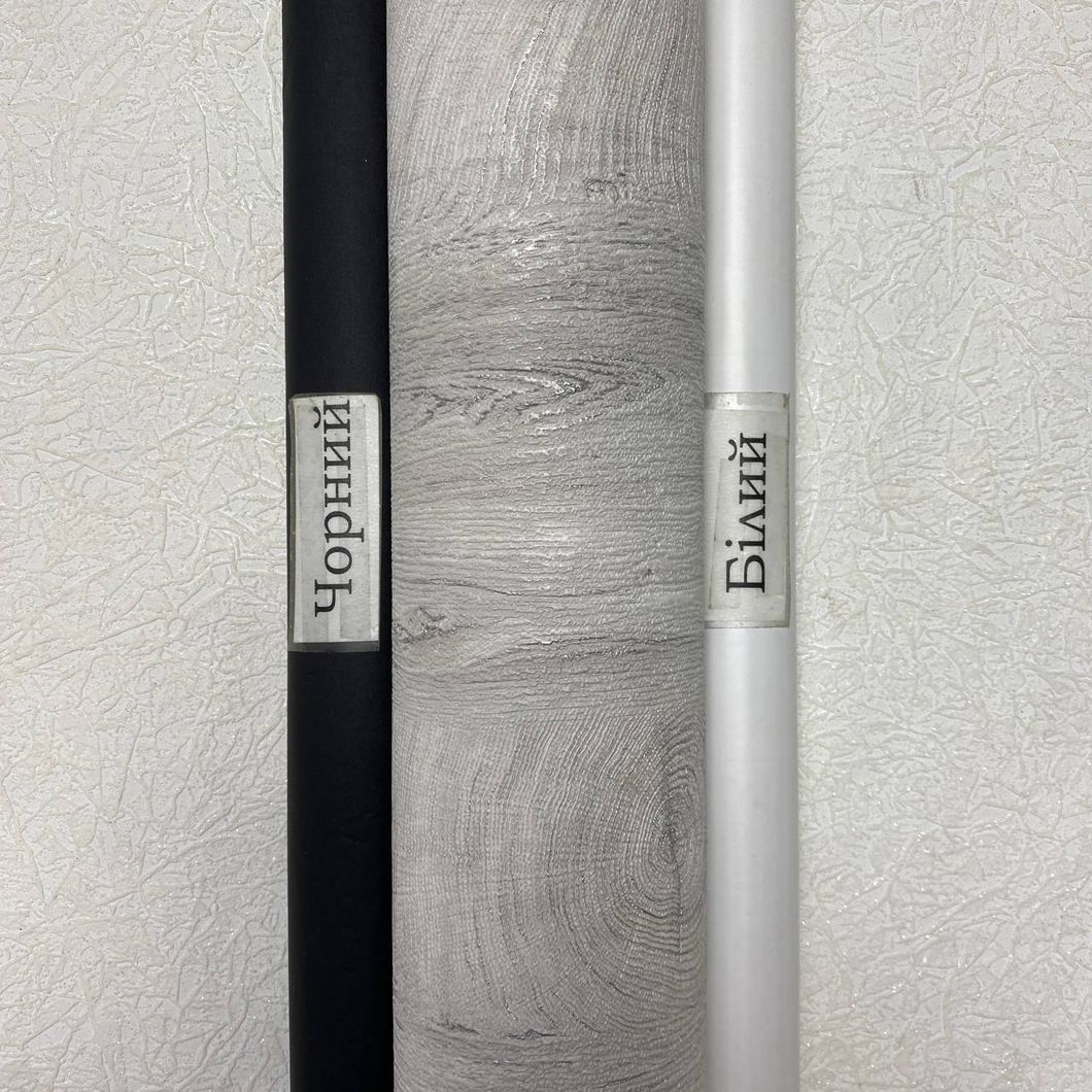 Обои виниловые на флизелиновой основе светло-серые Бук Славянские обои В122 LeGrand Platinum 1,06 х 10,05м (1589-03)