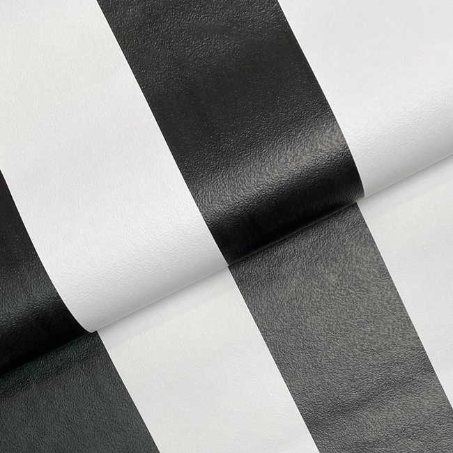 Обои бумажные Полоса черно-белая Шарм 0,53х10,05м (175-20)