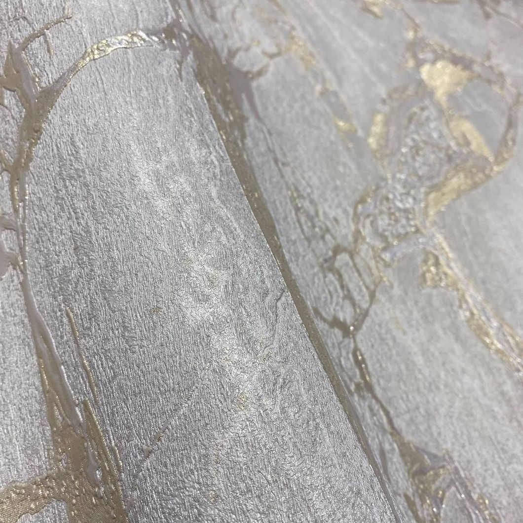 Шпалери вінілові на флізеліновій основі Emiliana Parati Carrara сіро-бежевий 1,06 х 10,05м (84602)