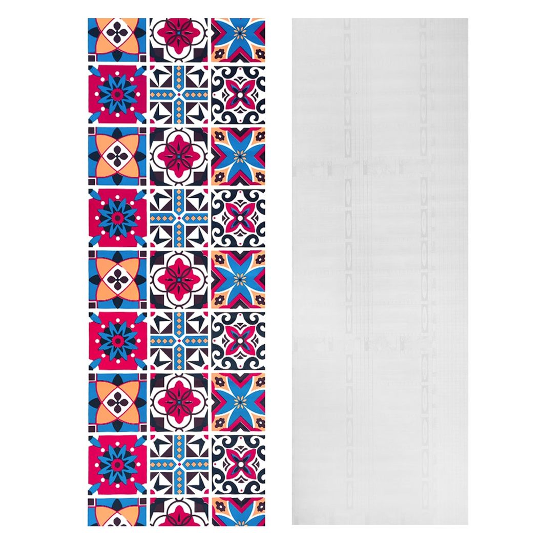 Самоклеюча декоративна плівка вінтажна бордова мозаїка 0,45Х10М (MM-3188-6), Бордовый, Бордовий
