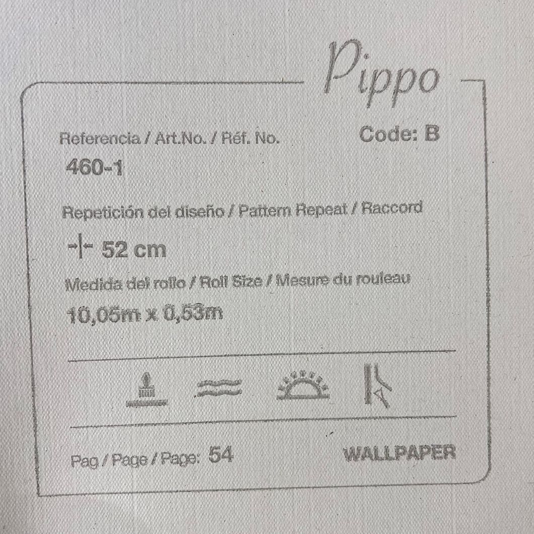 Шпалери паперові ICH Pippo блакитний 0,53 х 10,05м (460-1)