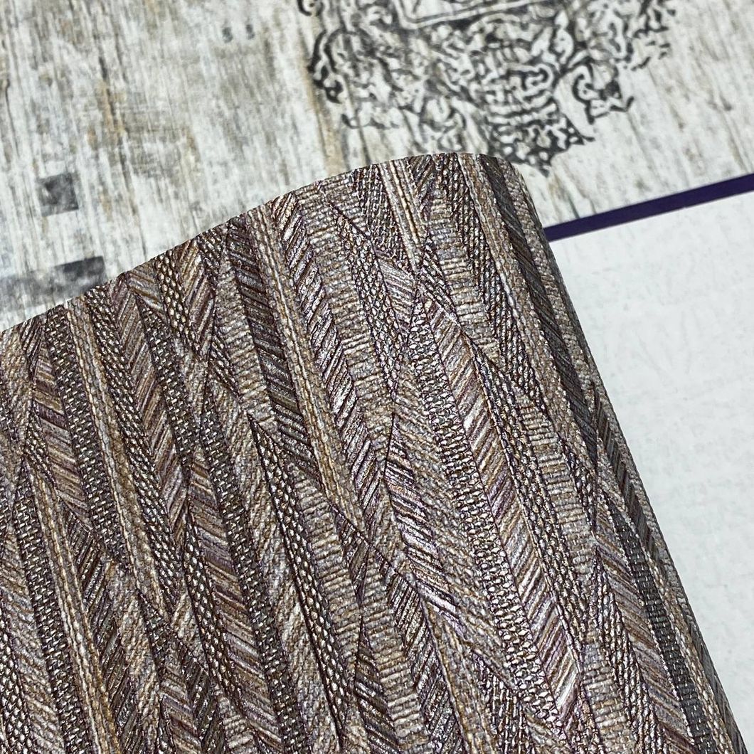 Шпалери вінілові на флізеліновій основі Коричневі OMEGA AdaWall 1,06 х 10,05м (23205-5)