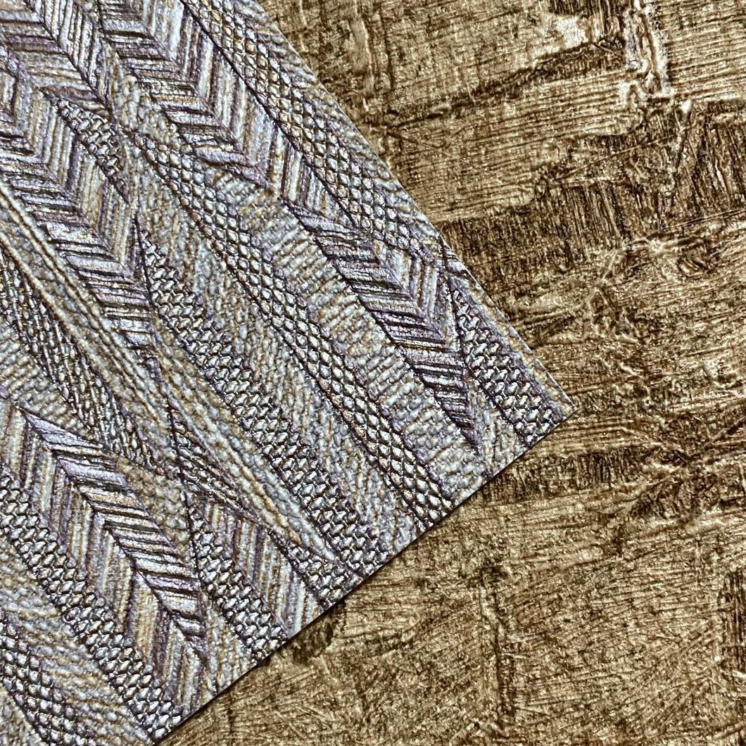 Шпалери вінілові на флізеліновій основі Коричневі OMEGA AdaWall 1,06 х 10,05м (23205-5)