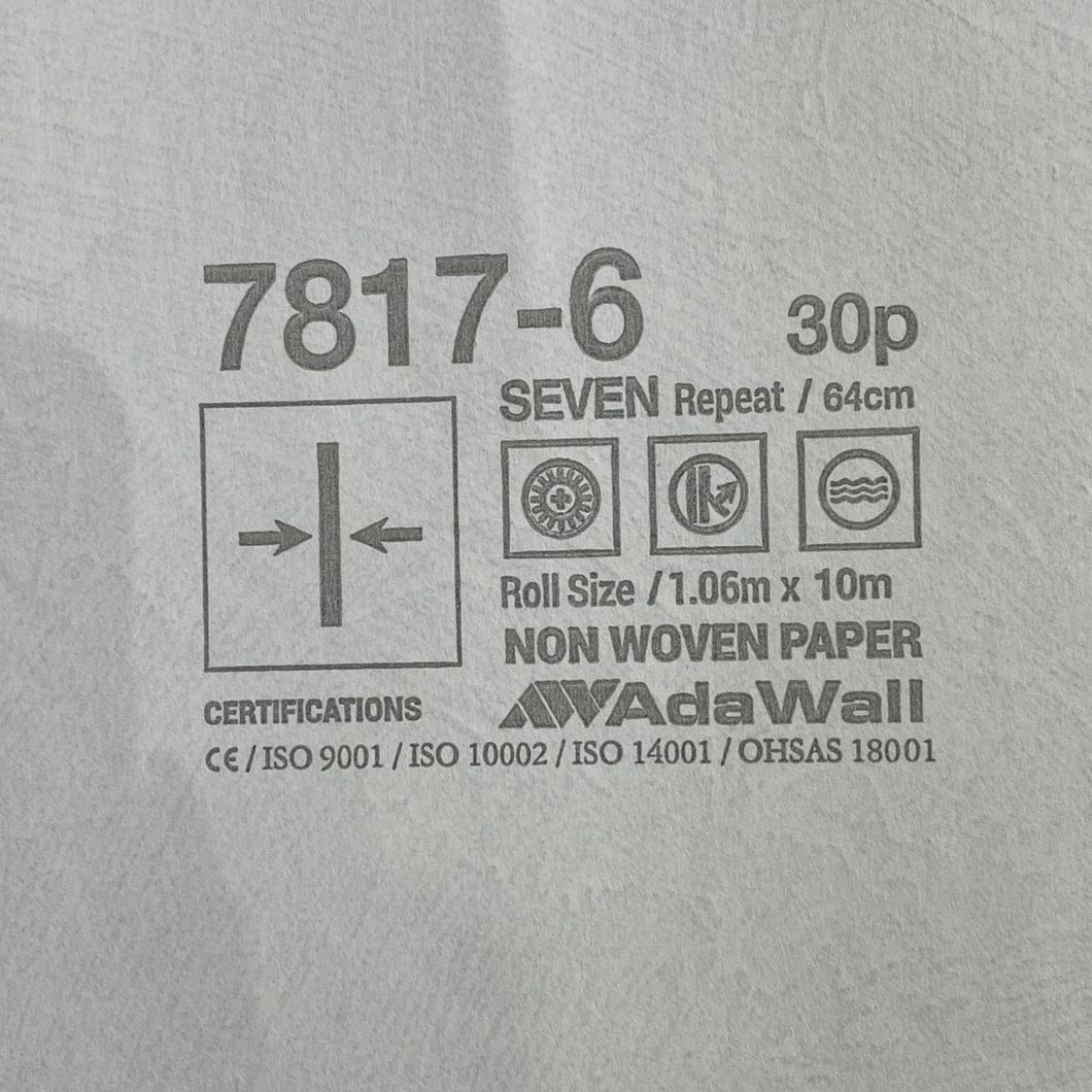 Обои виниловые на флизелиновой основе темно-серый AdaWall Seven 1,06 х 10,05м (7817-6)