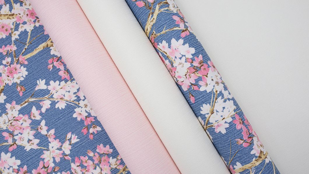 Обои виниловые на флизелиновой основе SINTRA Sakura синие 1,06х10,05м (468357), Синий, Синий, +