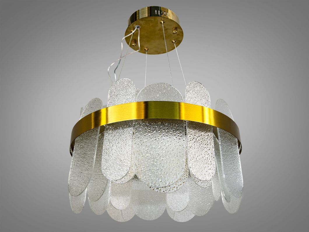 Классическая подвесная хрустальная люстра Diasha, золото, LED 120