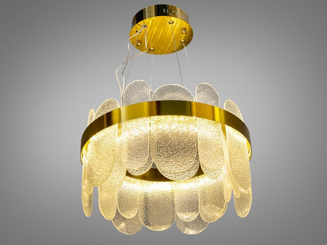 Классическая подвесная хрустальная люстра Diasha, золото, LED 120