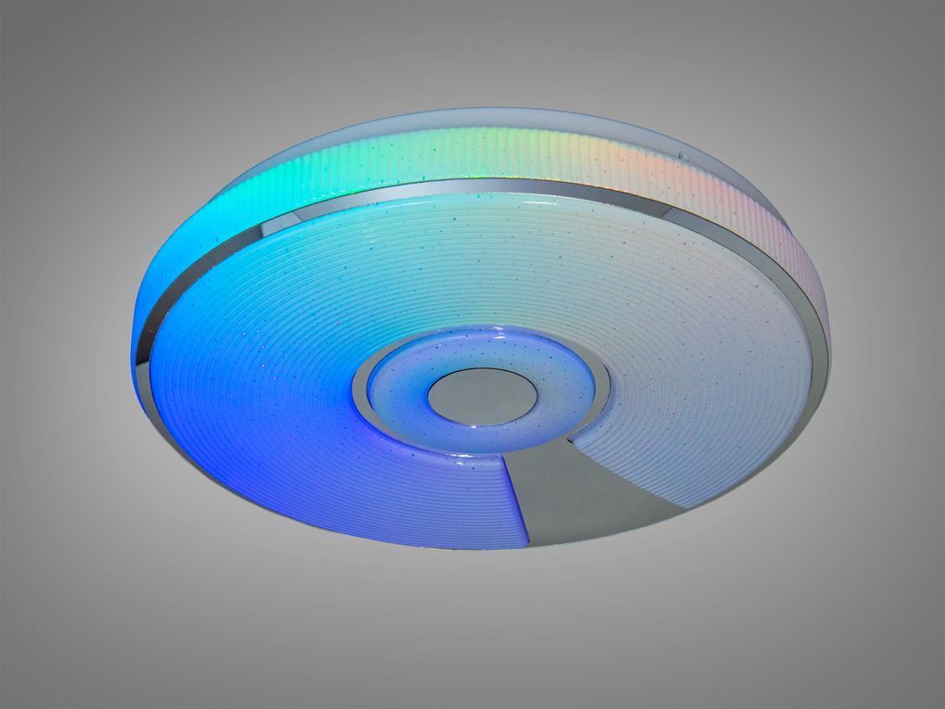 Люстра потолочная Diasha Смарт белая RGB 70 Вт 12 м2, I-LINK додаток