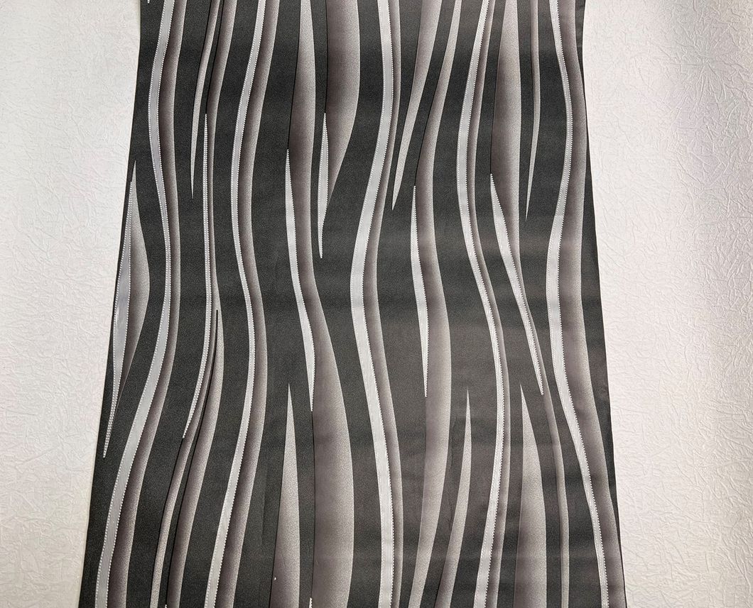 Обои акриловые на бумажной основе Континент Лорен тёмно-серый 0,53 х 10,05м (32201)