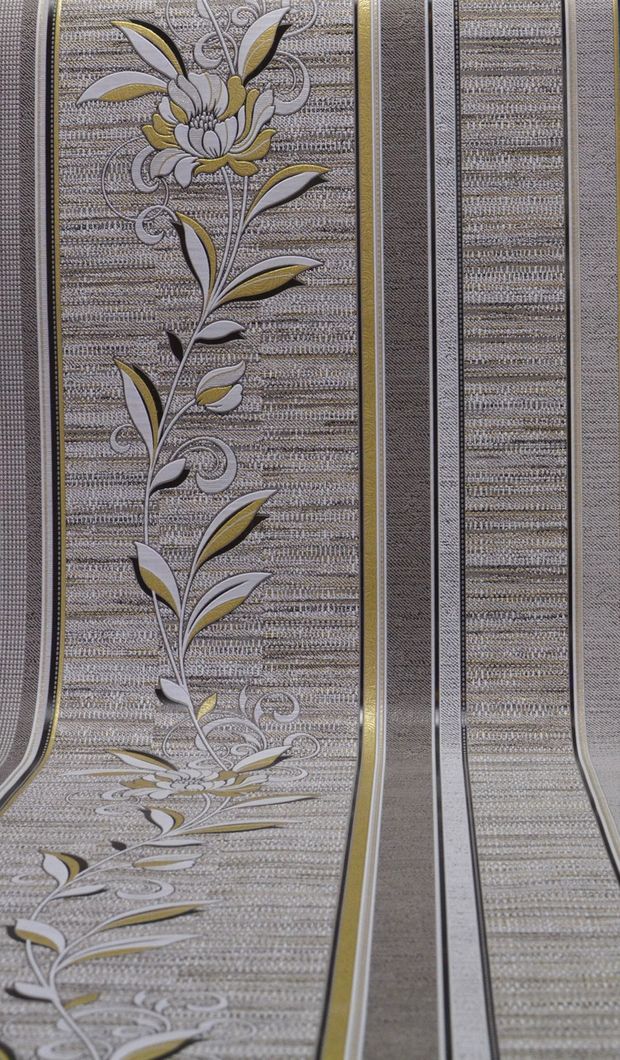 Шпалери вінілові на паперовій основі Слов'янські шпалери Comfort В53,4 Кипарис 2 коричневий 0,53 х 10,05м (5692-02)