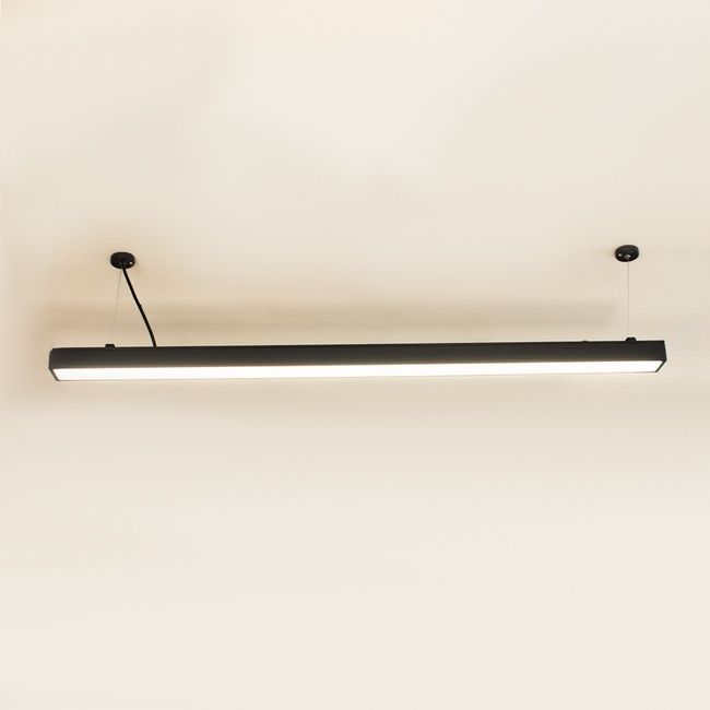 Підвісний світлодіодний світильник SOLO 60W ON/OFF 1180x70x41-BLACK-230-IP20