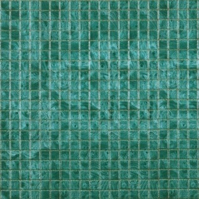 Панель стеновая декоративная пластиковая мозаика ПВХ "Бирюза" 956 мм х 480 мм (Б4), Бирюзовый, Бирюзовый