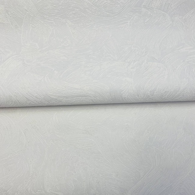 Вінілові шпалери на паперовій основі Слов'янські шпалери VIP Class В197 Грофа 10 білий 1,06 х 10,05м (2110-10)