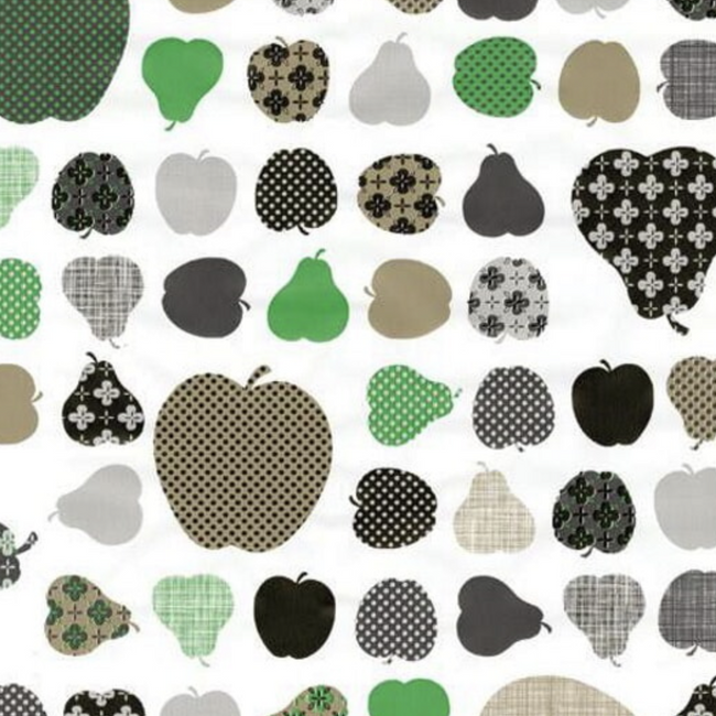 Самоклейка декоративна Gekkofix Apples & Pears зелений 0,45 х 15м (12850)