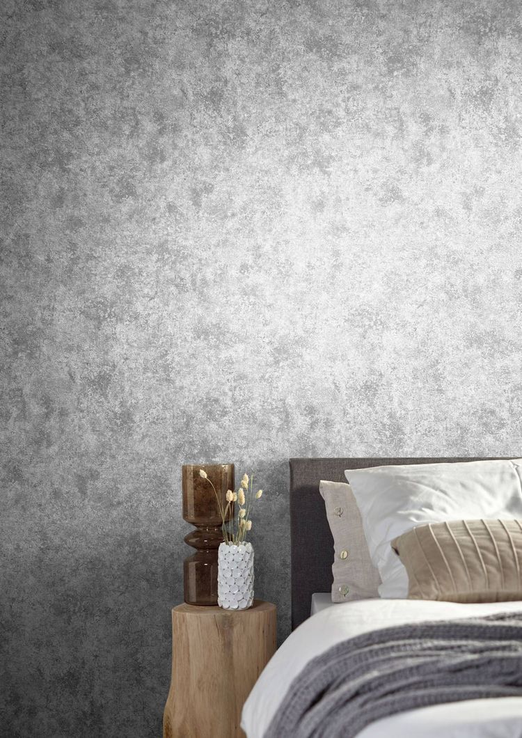 Обои виниловые на флизелиновой основе Marburg Natural Opulence серый 0,70 х 10,05м (33206)