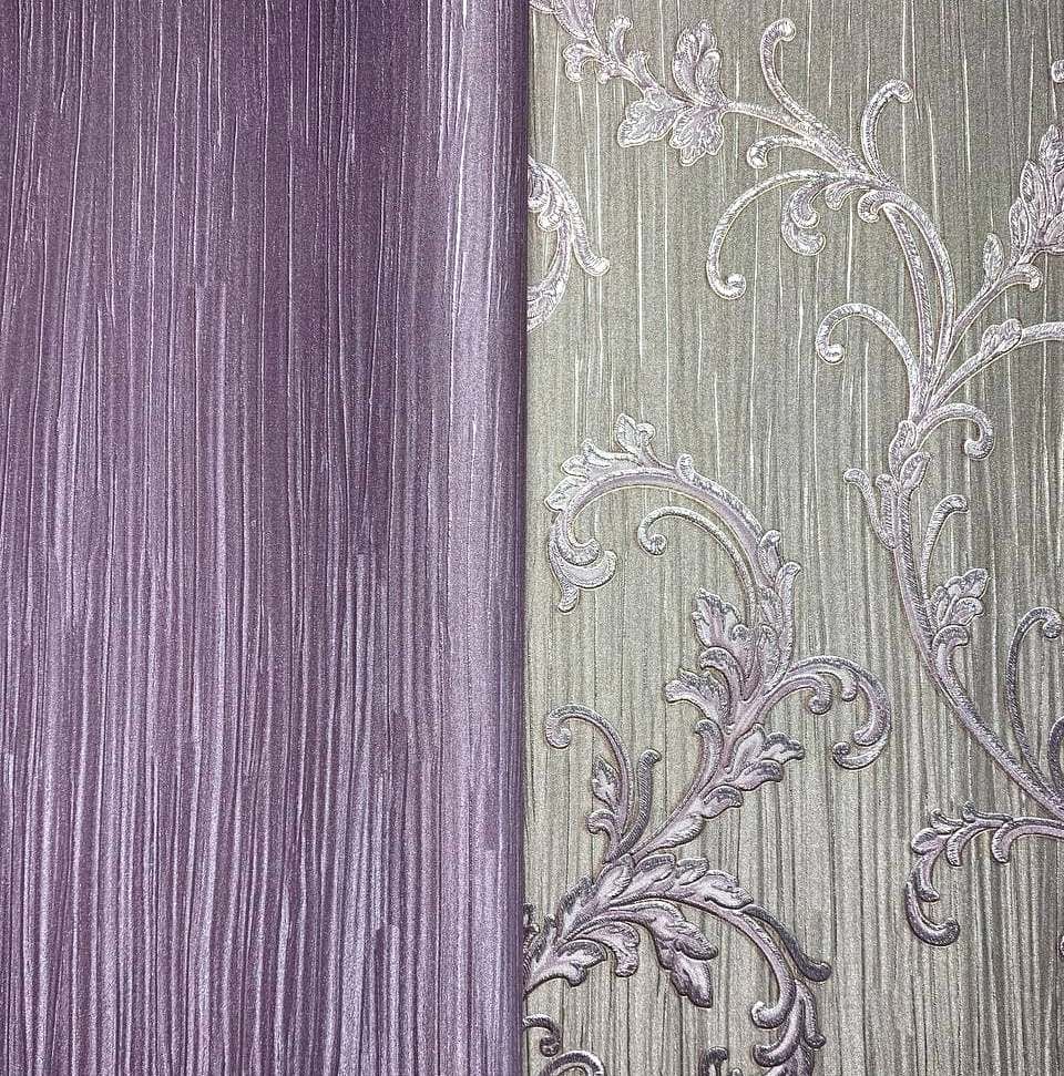 Обои виниловые на флизелиновой основе Vienna фиолетовый 1,06 х 10,05м (VL2012)