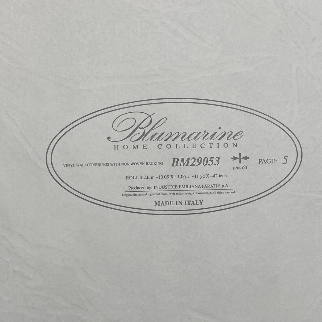 Шпалери вінілові на флізеліновій основі золотистий Blumarine 5 (Emiliana Parati) 1,06 х 10,05м (29053)