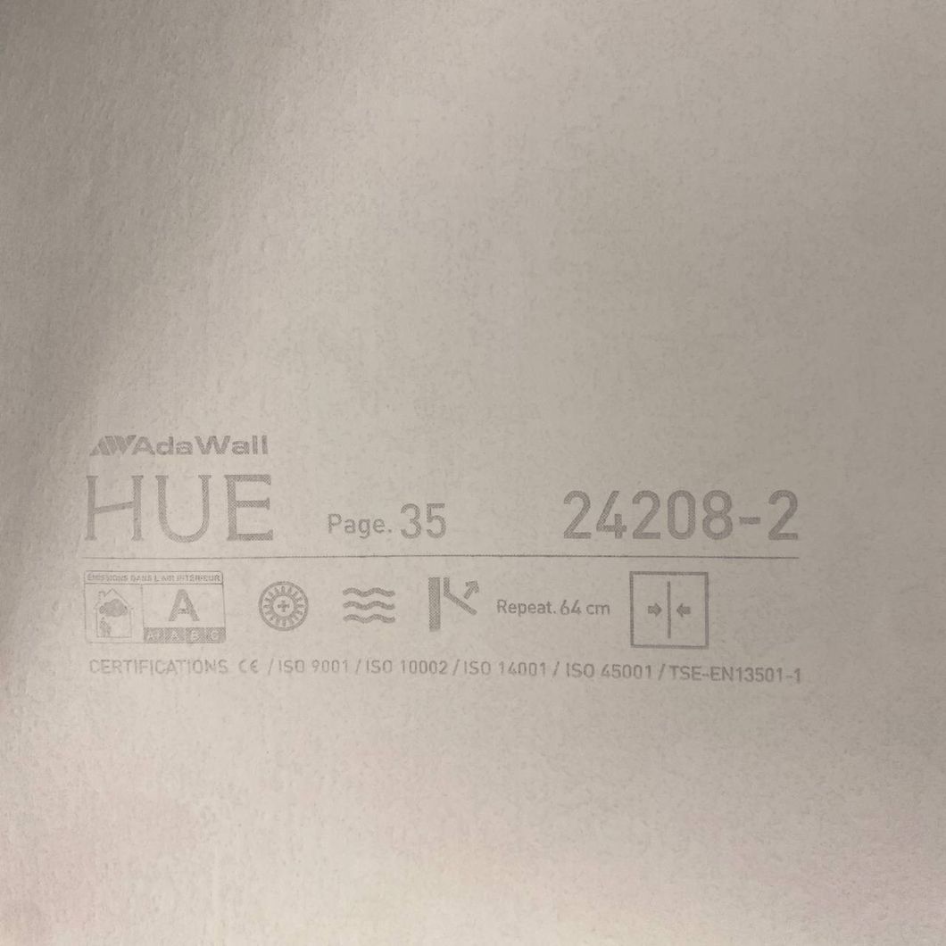 Обои виниловые на флизелиновой основе AdaWall Hue зеленые 1,06 х 10,05м (24208-2)
