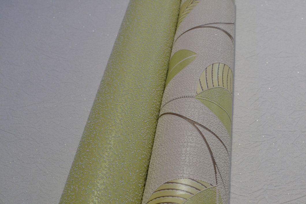 Шпалери акрилові на паперовій основі Слобожанські шпалери зелений 0,53 х 10,05м (429-10)