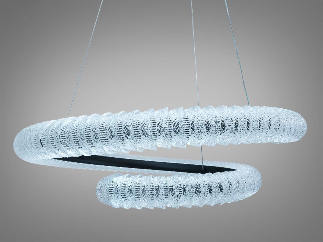 Підвісна LED люстра Diasha чорна 36Вт CCT