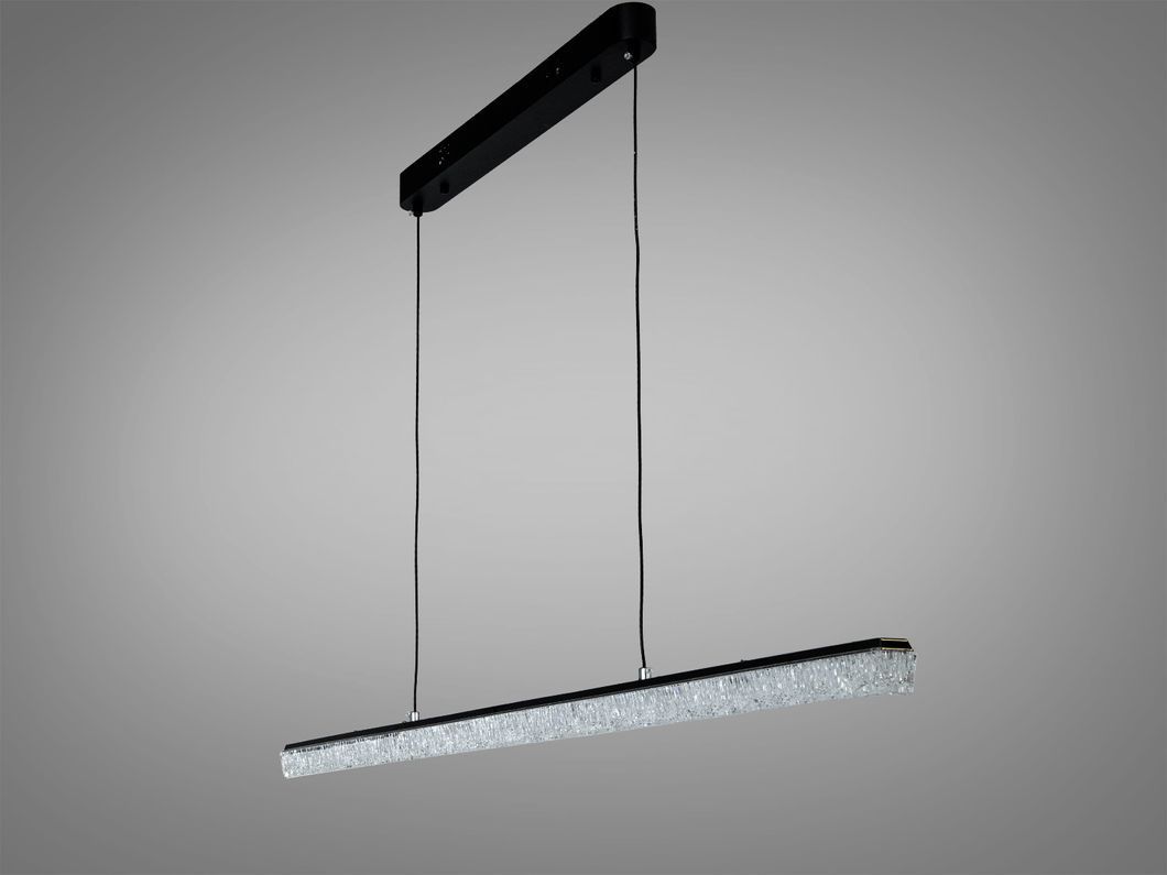 Подвесная LED люстра Diasha черная 58 Вт 10 м&sup2;