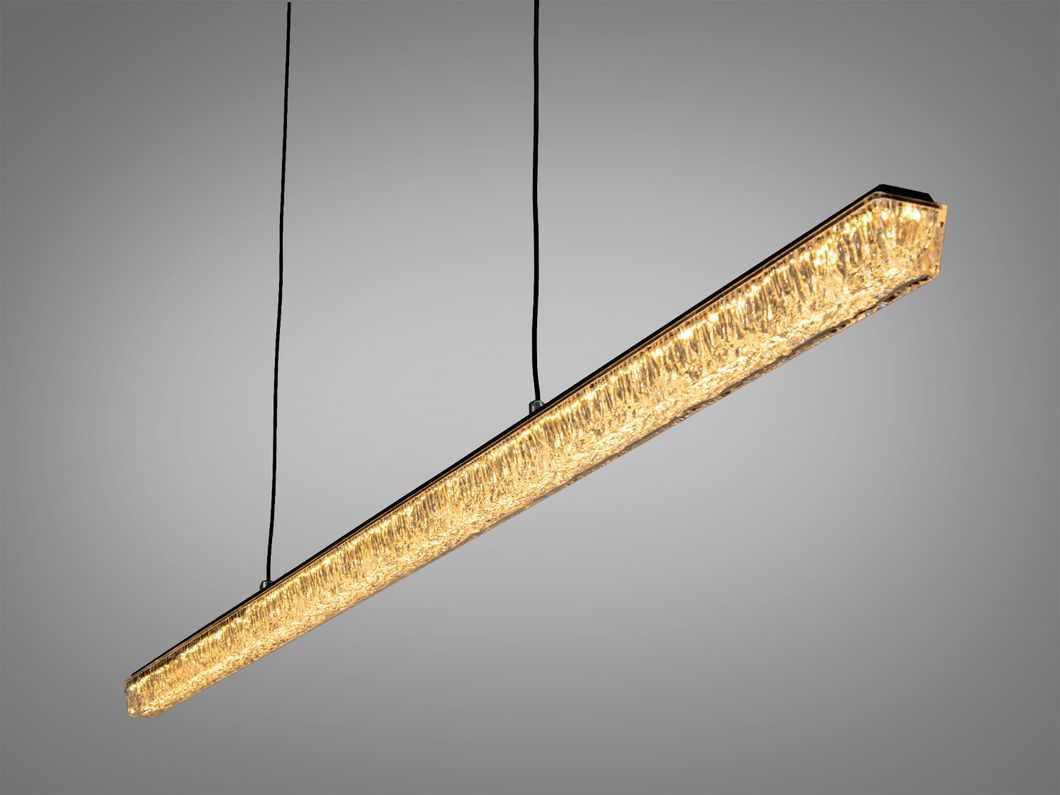 Подвесная LED люстра Diasha черная 58 Вт 10 м&sup2;