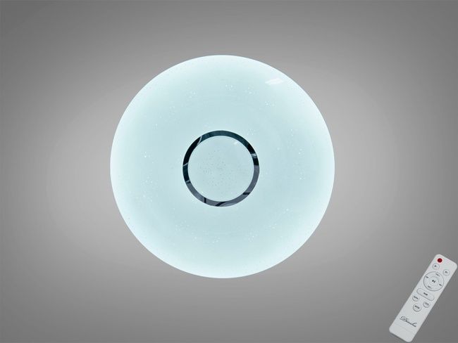 Люстра стельова Diasha Смарт біла RGB 70 Вт 12 м2, I-LINK додаток