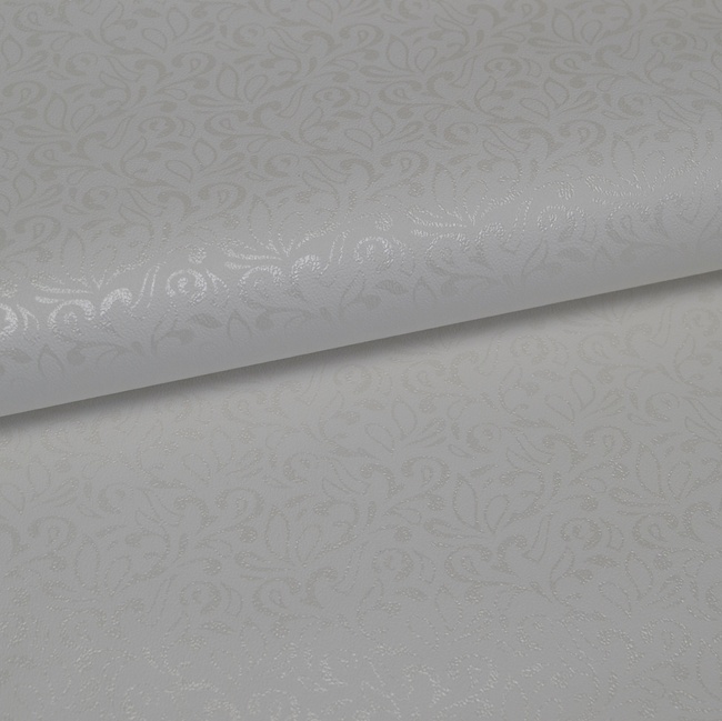 Обои бумажные Эксклюзив белый 0,53 х 10,05м (011-00)