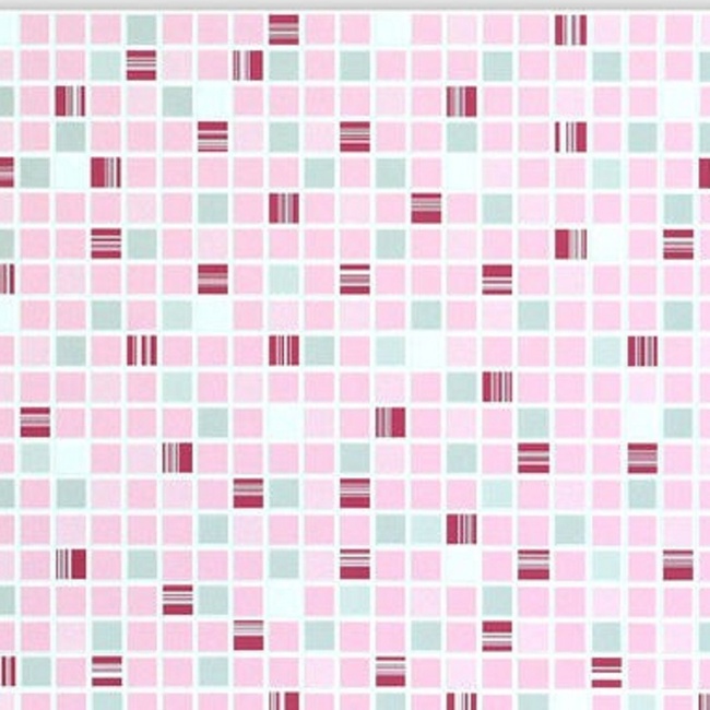 Панель стеновая декоративная пластиковая мозаика ПВХ "Кофе розовый" 956 мм х 480 мм (ПВХ142), Розовый, Розовый