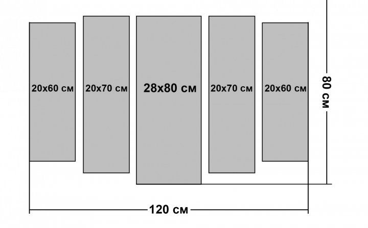 Модульная картина на холсте DK Place 5 частей 80 х 140 см (DKPM5-274)