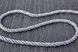Шнур декоративний кант для натяжних стель Сіре срібло сірий 0,014 х 1м (100-01010), Серый, Сірий