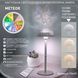 Настільна світлодіодна лампа METEOR RGB 5W RC 120x295 WHITE-DC5V/2A-IP20