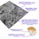 Панель стінова самоклеюча декоративна 3D мармурова плитка 700х700х4мм (192), Серый, Сірий