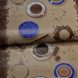 Обои влагостойкие на бумажной основе Шарм Либерика декор синий 0,53 х 10,05м (163-04)