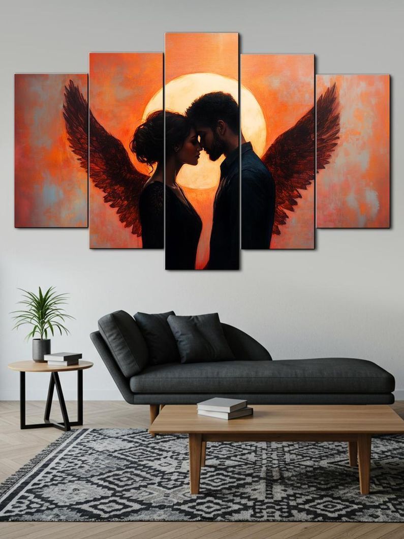 Модульная картина MAKO " Одни на двух крылья " 80x125 см MK50560