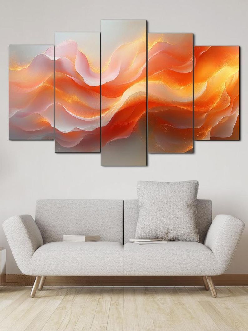 Модульна картина MAKO " Теплота кольору" 80x125 см MK50609