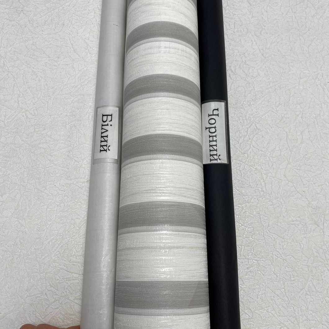 Обои виниловые на флизелиновой основе серые Славянские обои LeGrand Platinum В122 1,06 х 10,05м (1590-10)