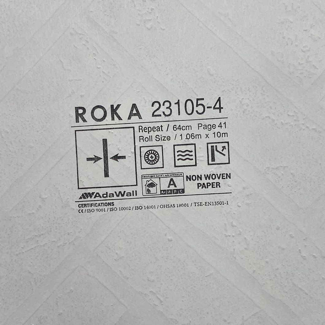 Шпалери вінілові на флізеліновій основі помаранчевий Roka AdaWall 1,06 х 10м (23105-4)