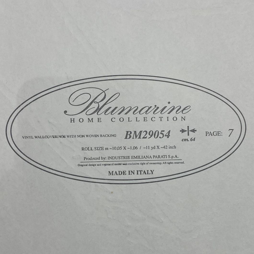 Обои виниловые на флизелиновой основе бежевые Blumarine 5 (Emiliana Parati) 1,06 х 10,05м (29054)