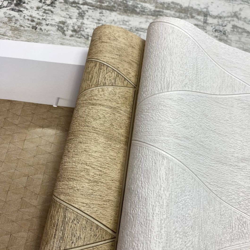 Обои виниловые на флизелиновой основе Marburg Wallcoverings Travertino белый 1,06 х 10,05м (33056)