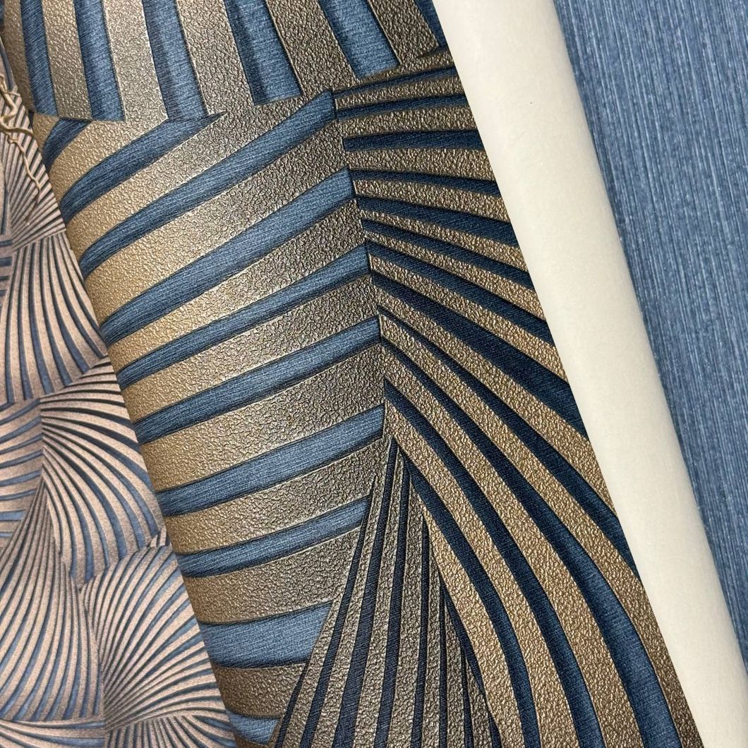 Обои виниловые на флизелиновой основе синие Erismann Fashion for Walls 5 1,06 х 10,05м (12253-08)