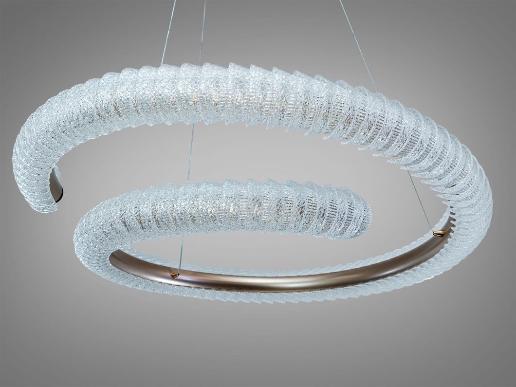 Подвесная LED люстра Diasha черная 36Вт CCT