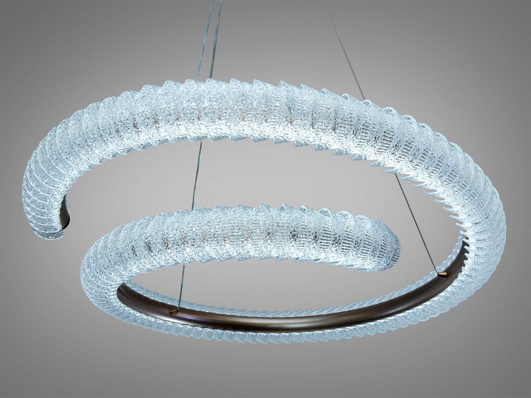 Подвесная LED люстра Diasha черная 36Вт CCT