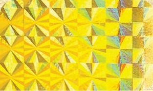Самоклейка декоративна голограма Hongda Промені сонця золотистий 0,45 х 15м (+1022), Золотий, Золотий