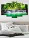 Модульная картина большая в гостиную/спальню для интерьера "Красивые водопады" 5 частей 80 x 140 см MK50123