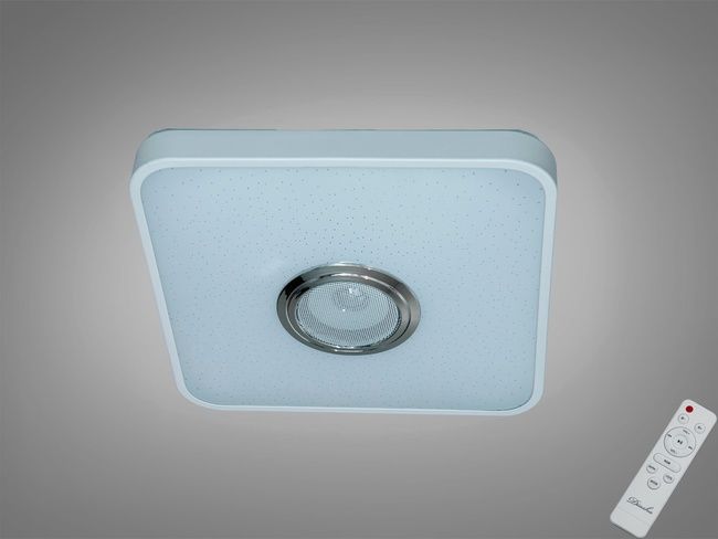 Світлодіодна смарт люстра біла 45 Вт з Bluetooth, I-LINK додаток