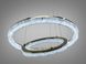 Подвесная LED люстра золото 70 Вт 2 кольца 12 м&sup2;