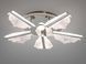Потолочная LED люстра шампань 65W с пультом